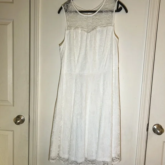 EUC 3XL White dress worn once - Picture 5 of 6